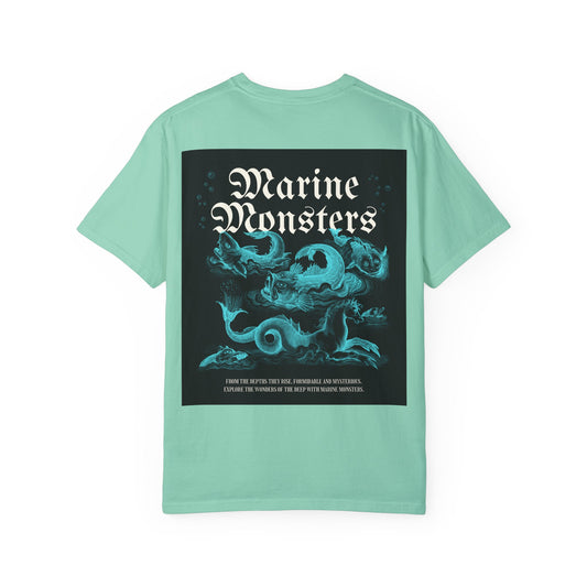 Marine Monsters Unisex Garment-Dyed T-shirt - Fun Ocean-Inspired Apparel for Sea Lovers