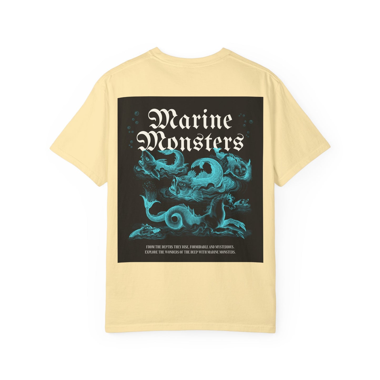 Marine Monsters Unisex Garment-Dyed T-shirt - Fun Ocean-Inspired Apparel for Sea Lovers