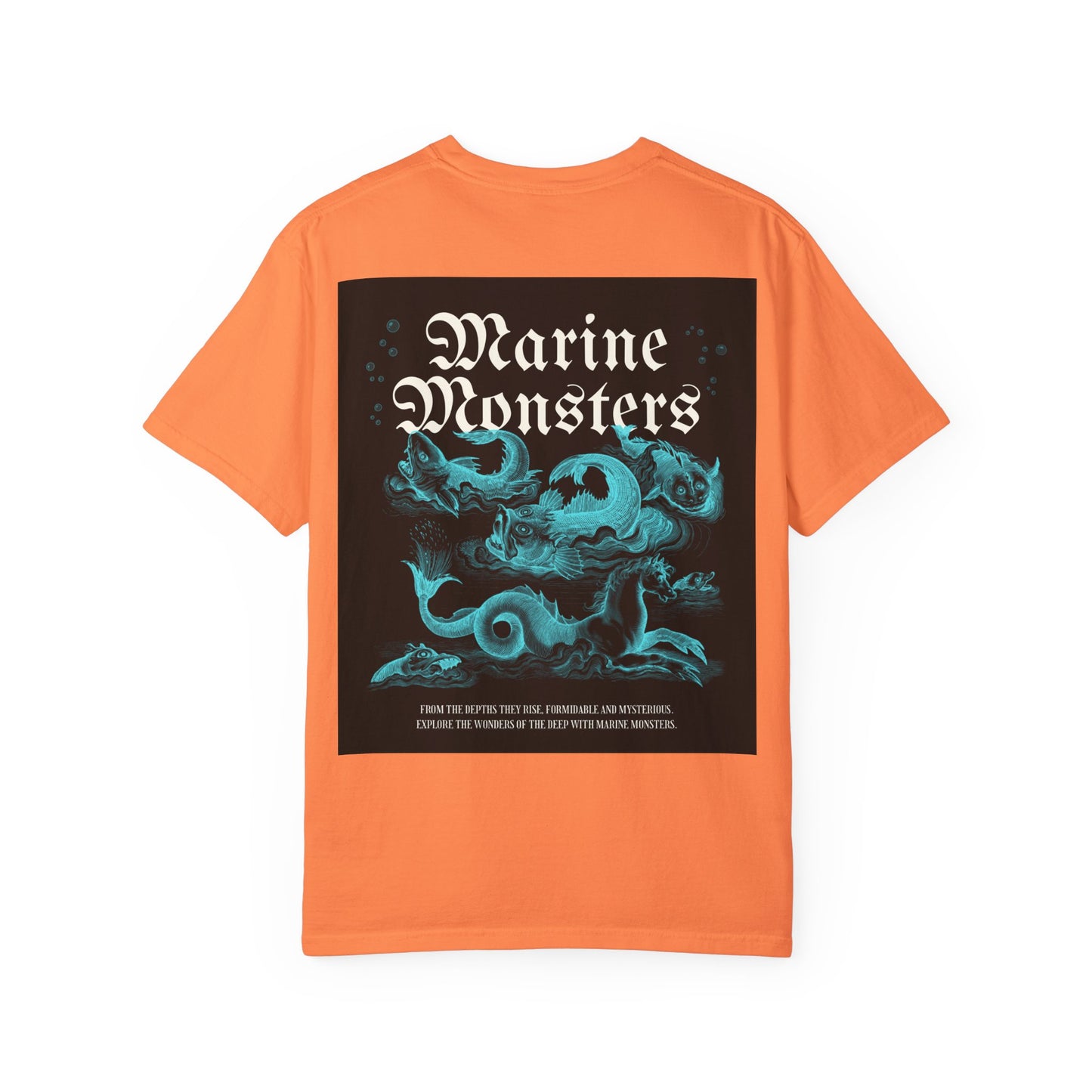 Marine Monsters Unisex Garment-Dyed T-shirt - Fun Ocean-Inspired Apparel for Sea Lovers